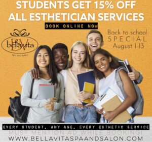 Back to School with Bella Vita Spa & Salon